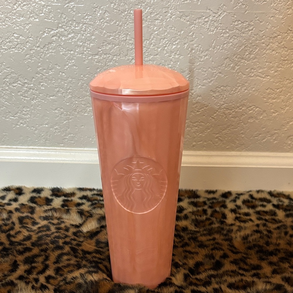 Starbucks 24oz Blush Pink Tumbler with Straw